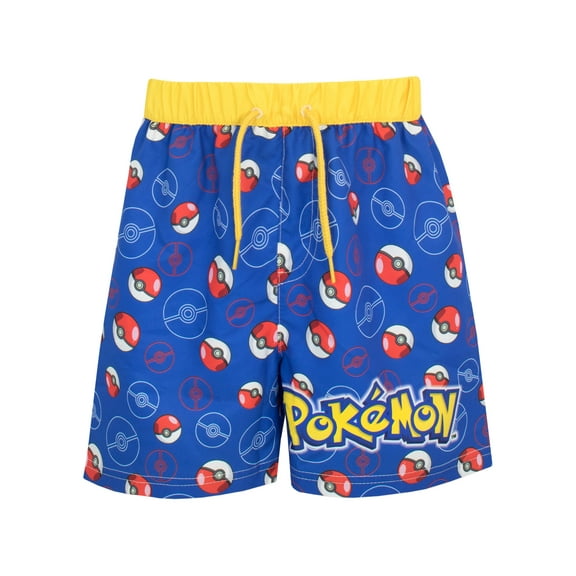 Pokemon Boys Swim Shorts Sizes 5 - 14
