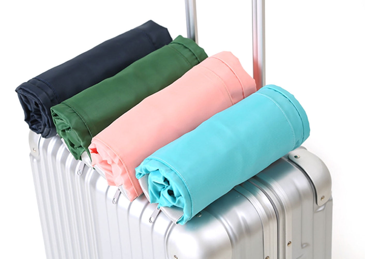 Zzfab folded Up Small Light Weight Heavy Duty Big Travel Bag Green