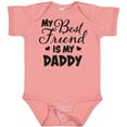 thumbnail image 3 of Inktastic My Best Friend is My Daddy with Hearts Boys or Girls Baby Bodysuit, 3 of 5