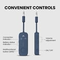 thumbnail image 6 of Avantree Relay - Premium Airplane Bluetooth Adapter with Advanced Qualcomm Chipset, 2 Headphones Support - Blue, 6 of 7