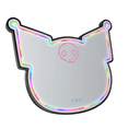 thumbnail image 5 of Impressions Vanity Kuromi Neon RGB Wall Mount Makeup Mirror with Natural Rainbow Lighting, 5 of 5