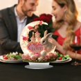 thumbnail image 7 of Valentine's Day Decorations Valentine's Day Fairy Flower House Couple Acrylic 2D Statue Collection 1Pcs Anniversary Wedding Valentine's Day Figurine Gifts Home Table Ornaments, 7 of 7