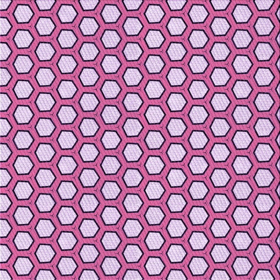 Ahgly Company Machine Washable Indoor Square Transitional Dark Carnation Pink Area Rugs, 7' Square