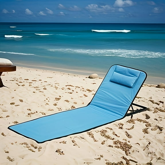 Adult Portable Beach Chair, Foldable, Waterproof, Durable, Easy to Store and Carry, Suitable for Outdoor, Beach, Camping, and Relaxation