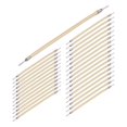 thumbnail image 3 of 30PCS 3V Ultra Slim LED Flexible Filament 60mm Retro Bulb Parts LED Diode Lighting Filament Blue Light, 3 of 5