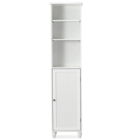 costway bathroom storage cabinet tower bath cabinet storage shelving