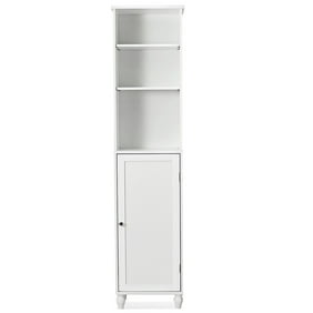Amazon Com Crosley Furniture Lydia Tall Bathroom Cabinet 60
