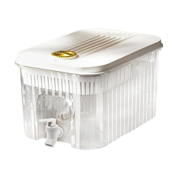 Hervidor de agua fría con grifo, boca ancha, gran capacidad, dispensador de bebidas heladas de 5 l para Modelo de filtro de 5L