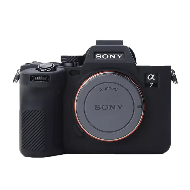 GadgetCom Étui de Remplacement Compatible avec Sony Alpha 7 IV A7M4, Coque de Protection en Silicone Souple pour Appareil Photo