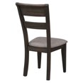 thumbnail image 3 of Liberty Furniture Double Bridge Splat Back Dining Chair in Gray/Dark Chestnut, 3 of 5