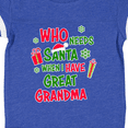 thumbnail image 4 of Inktastic Who Needs Santa when I Have Great Grandma Boys or Girls Baby Bodysuit, 4 of 5