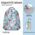 thumbnail image 5 of Hawaii Tropical Wind Palm Leaves Backpack: Perfect Gift for Campus Commute, Durable Lightweight Laptop Daypack for Students, Large Capacity Bookbag for Daily Use, 5 of 6