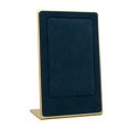 thumbnail image 1 of Stand Up Earrings Rack Metal Velvet Jewelry Display Props-navy Blue-week, 1 of 4