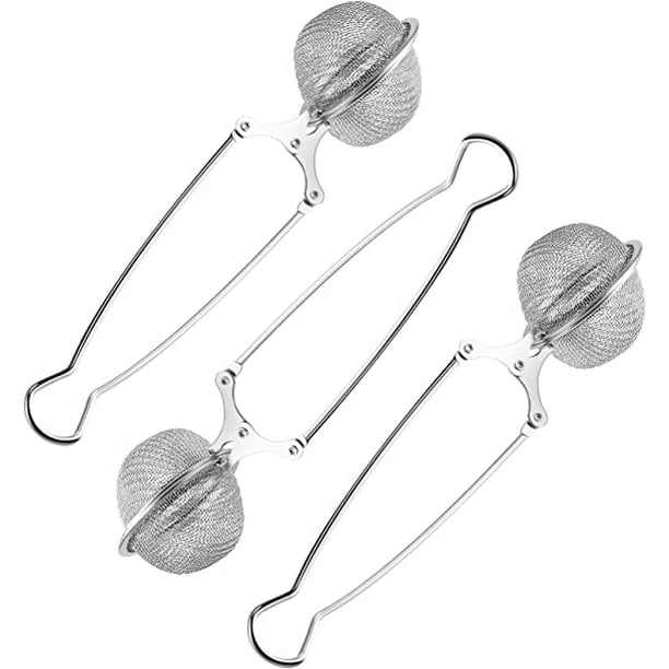 Snap Ball Tea Strainer,3 Pack Stainless Steel Tea Infuser Filter with