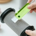 thumbnail image 4 of Brosse de Nettoyage de Couvercle de Tasse Multifonctionnelle Portable pour Bouteille Espaces Serrés (F Jaune+vert) Plateau à Savon avec Récurer Récipient et Polir Brosse de Nettoyage de Vaisselle Cuivre, 4 of 6