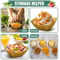 thumbnail image 3 of 50 Pcs Square Plastic Serving Bowls Disposable Snack Salad Bowl Small Party Candy Bar Containers Taco Bar Serving Dishes for Buffet Chips Fruit(Gold,8 oz), 3 of 12