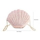 thumbnail image 2 of BRIGHTFUFU Bolsos con forma de concha con lentejuelas Versátil bolso de hombro con cadena cruzada para mujeres, niñas, damas (rosa), 2 of 7