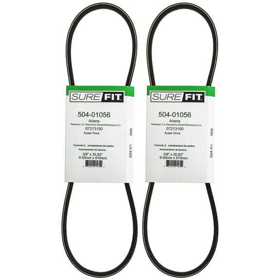 SureFit Auger Drive Belt for Ariens 07213100 ST824 724 1032 1236 Snow Blower 2PK