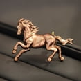 thumbnail image 7 of SmartBy Brooch Pin Retro Enamel Horse Design Badge Clothes Hats Bags Scarves Collar Lapel Brooch Artistic Accessory, 7 of 7
