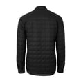thumbnail image 3 of Men's Cutter & Buck Black Detroit Lions Throwback Logo Big & Tall Rainier PrimaLoft Eco Insulated Quilted Button-Up, 3 of 3