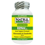 Natrul Health Ez Flex Maximum Strength Glucosamine And Chondroitin Joint Support Formula Capsules - 60 Ea