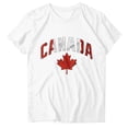 thumbnail image 3 of LUOGENLI T-shirts pour Femmes, T-shirts Décontractés à Manches Courtes Imprimés, Col Rond, Blouse Ample, 4TG, T-shirts Graphiques, Saint-Valentin, Blanc, TTG, 3 of 4