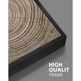 thumbnail image 4 of SHENIFY Vintage Wood Tree Rings Wall Art 16x24in3pcs Black Framed Farmhouse Rustic Canvas Paintings Living Room Bedroom Decor Nature Artwork, 4 of 5