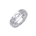 thumbnail image 2 of Modern Brushed 6mm Wedding Band 14K White Gold, 2 of 2