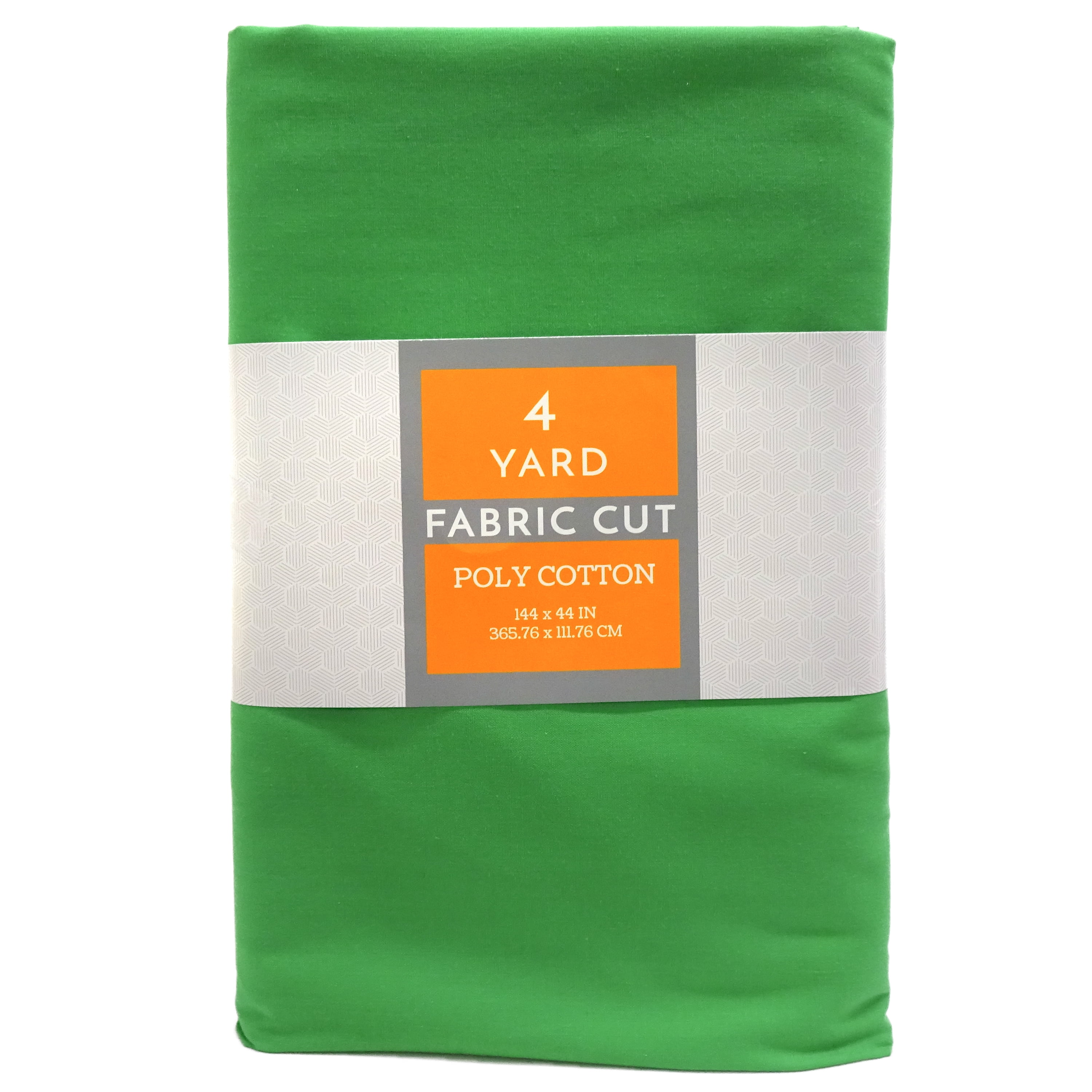 Shason Textile 44' x 4 Yards Polyester Blend Solid Sewing & Craft Precut Fabric, Green