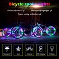 thumbnail image 2 of LNGOOR Bike Wheel Lights, Colorful LED Waterproof Bicycle Tire Lights with Batteries Included, 2 of 6