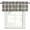 Black, variant on Buffalo Plaid Valances for Windows Farmhouse Kitchen Curtains Valances Rod Pocket Valance Curtains for Windows Amber Orange Farmhouse Gingham Striped Window Valances for Bathroom Bedroom 60"x18"