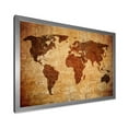 thumbnail image 2 of Designart 'Ancient World Map XI' Vintage Framed Art Print, 2 of 4