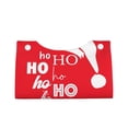 thumbnail image 2 of Picia Saying Ho Ho Ho Pattern Long Tissue Box Cover,PVC Leather Triangle Holder,Tissue Box Holder with Magnetic Bottom,Facial Paper Organizer Dispenser-7.9"X4.9"X4.5", 2 of 9