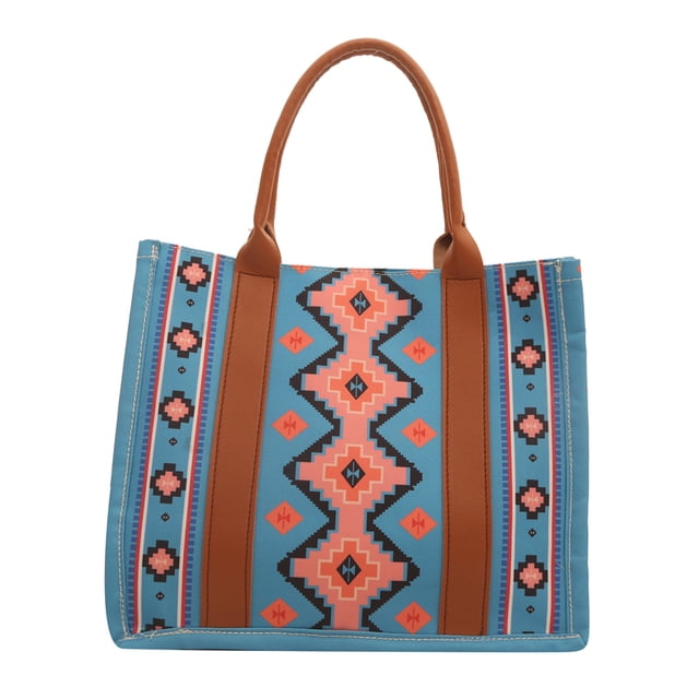 Bolso bohemio vibrante, bolso de mano vintage, bolso de gran capacidad para mujer