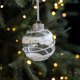 thumbnail image 1 of Bola de Plástico Transparente de 3,14 Pulgadas para Navidad, con Rayas Adhesivas Blancas y Perlas Colgantes, para Decoración de Árbol de Navidad., 1 of 6