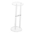thumbnail image 2 of Mesa auxiliar de acrílico transparente, mesa de centro, mesa moderna y sencilla de 10 pulgadas, mesa para bebidas Estilo C, 2 of 9