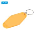 thumbnail image 3 of Uxcell Vintage Motel Keychain Blank Hotel Keychain Rhombus Retro Key Tag Yellow, 3 of 7