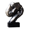 thumbnail image 2 of Estatuils de estante de cara de 2 piezas, decoración moderna para el hogar y sa de estar Zulema Figura Cara Abstracta, 2 of 7