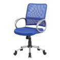 thumbnail image 2 of Boss Office Products Mesh Back with Pewter Task Office Chair in Pink, 2 of 5
