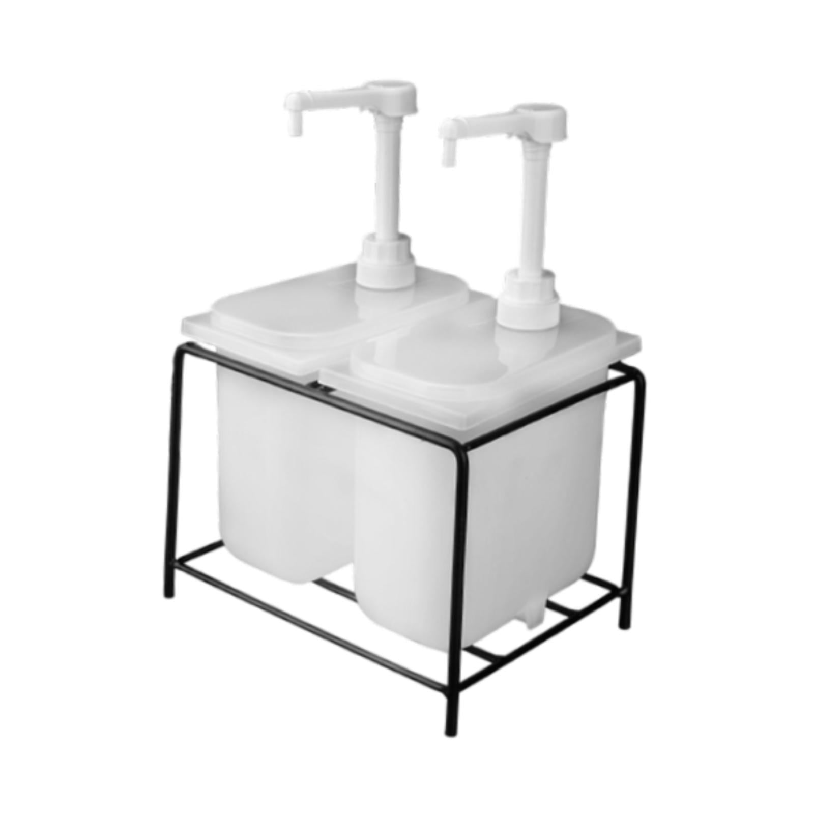 Baoblaze Sauce Dispenser s Syrup Dispenser for Catering Commercial Kitchens 2L 2 Bottle