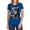 Royal, variant on DC Power Women's T Shirt, Charcoal, Small