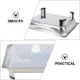 thumbnail image 4 of MasteelfCA 1 Set Stainless Steel Square Buffet Stove Food Container Versatile Buffet Tray Random Style, 4 of 7