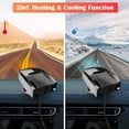 thumbnail image 4 of 1PCS 12V Portable Car Heater Heater Fan Windshield Defogger and Defogger Heating & Cooling Fan Base, 4 of 5