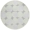 thumbnail image 2 of Addison Rugs Chantille Indoor/Outdoor Transitional Circles Gray Washable Round Rug, 8' x 8', 2 of 6