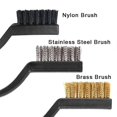thumbnail image 4 of 3d Printer Nozzle Cleaning 4.7in Less Steel Wire Toothbrush, 4 of 5