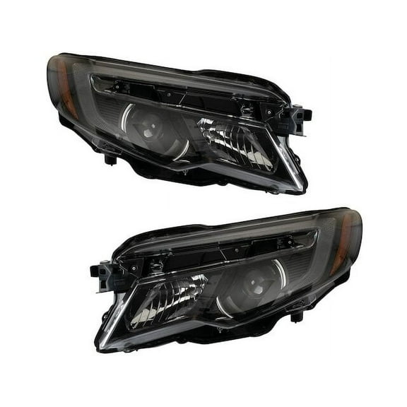 Headlight Assembly Set 2 Piece - Compatible with 2016 - 2020 Honda Pilot 2017 2018 2019