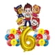 thumbnail image 5 of juego de globos de aluminio con dibujos animados de Paw Patrol, Ryder, Chase, Marshall, Skye, decoración de cumpleaños para niños, suministros para fiestas, juguete de regalo, 5 of 5