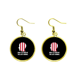 thumbnail image 1 of No dejes que el hombre sea el último animal Ear Dangle Golden Drop Earring Jewelry Mujer Unbranded M, 1 of 3