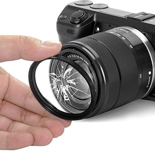 67mm UV Filter & Objektivdeckel passt zu Panasonic DMC FZ2000 G Vario 100-300mm 