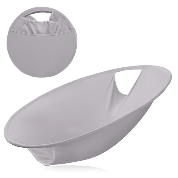 TYPPKMM Portable Foldable Dirty Clothes Basket Storage Basket Laundry Hamper Pop-up Collapsible Laundry Storage Basket for Bedroom Bathroom Travel